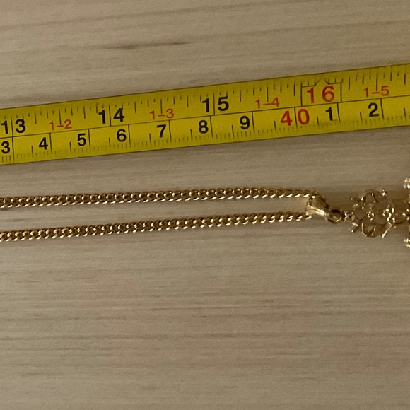 Abbey Cross Signed Avon 1975  with Ruby Red Cabochon Unisex - Picture 6 of 10